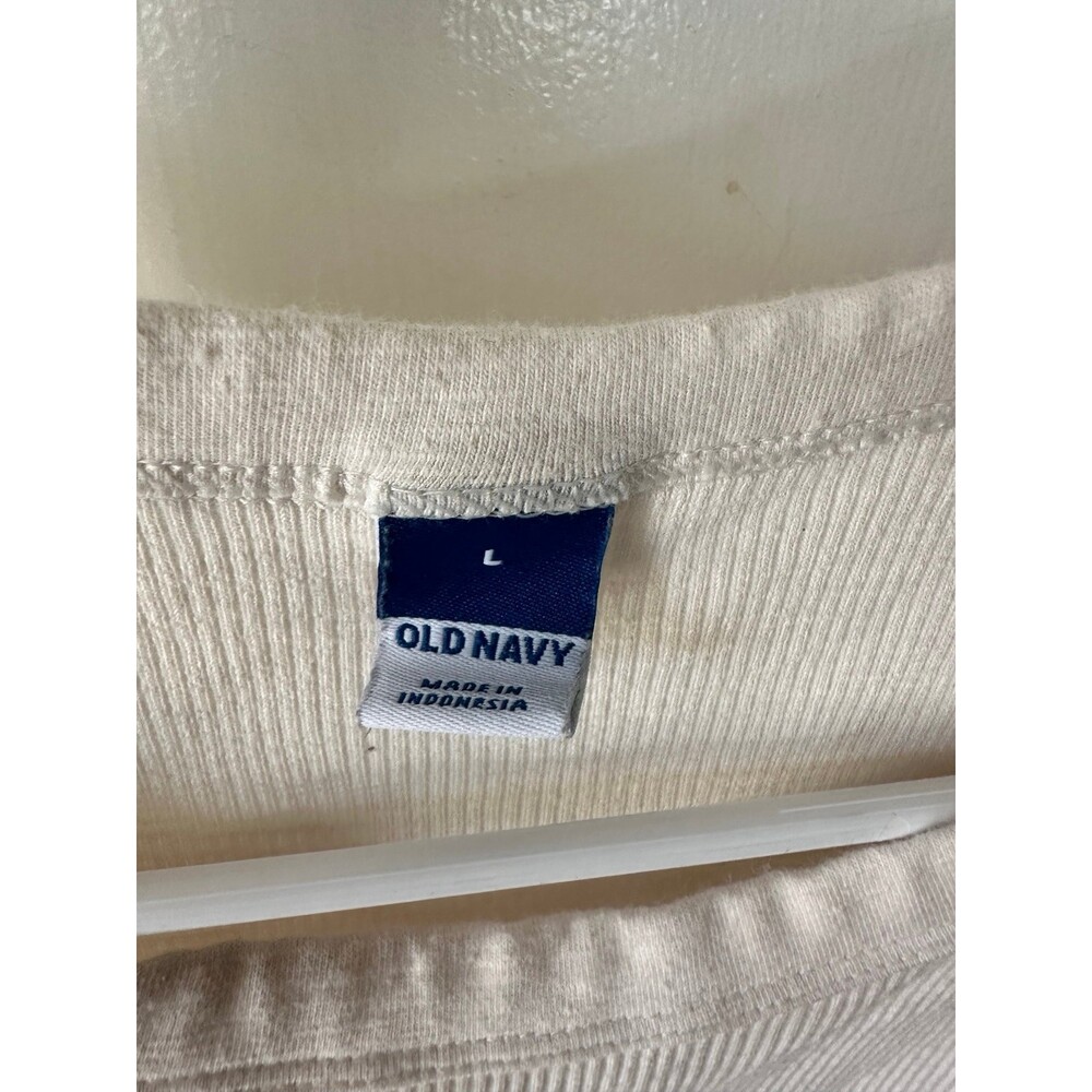 Old Navy Women’s size Large white tank top shirt - Picture 4 of 8